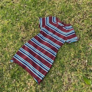 [Walter Baker] Stripped Bodycon Dress